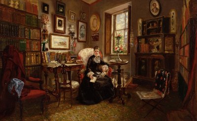 Sra. Martha J. Lamb, 1878 (óleo no moinho) de Cornelia Adele Strong Fassett